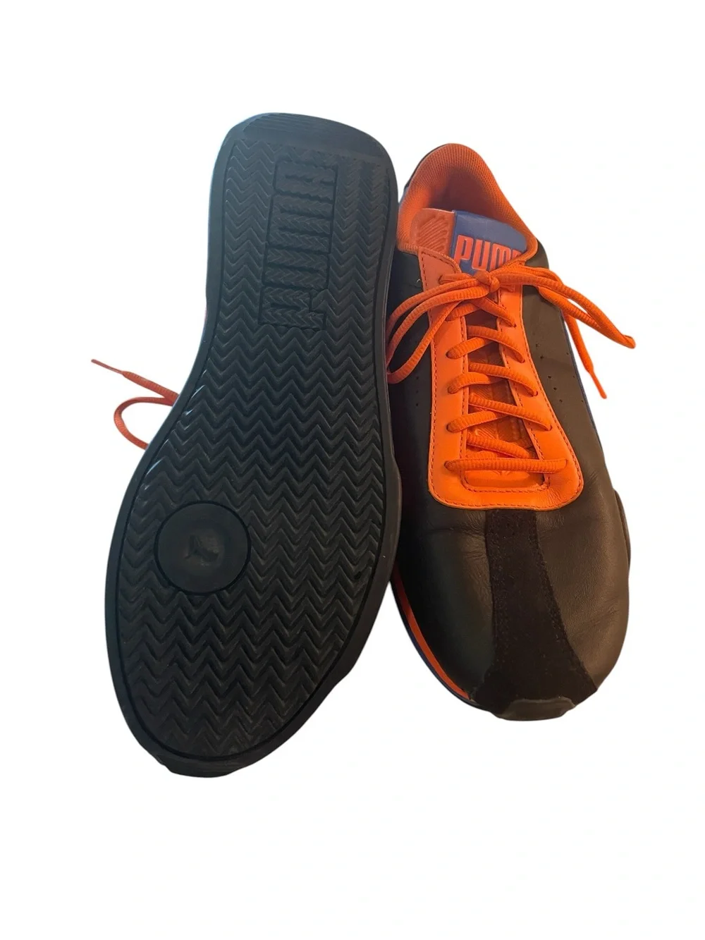 Puma Roma Basic Plus sawtooth rubber sole leather sneakers